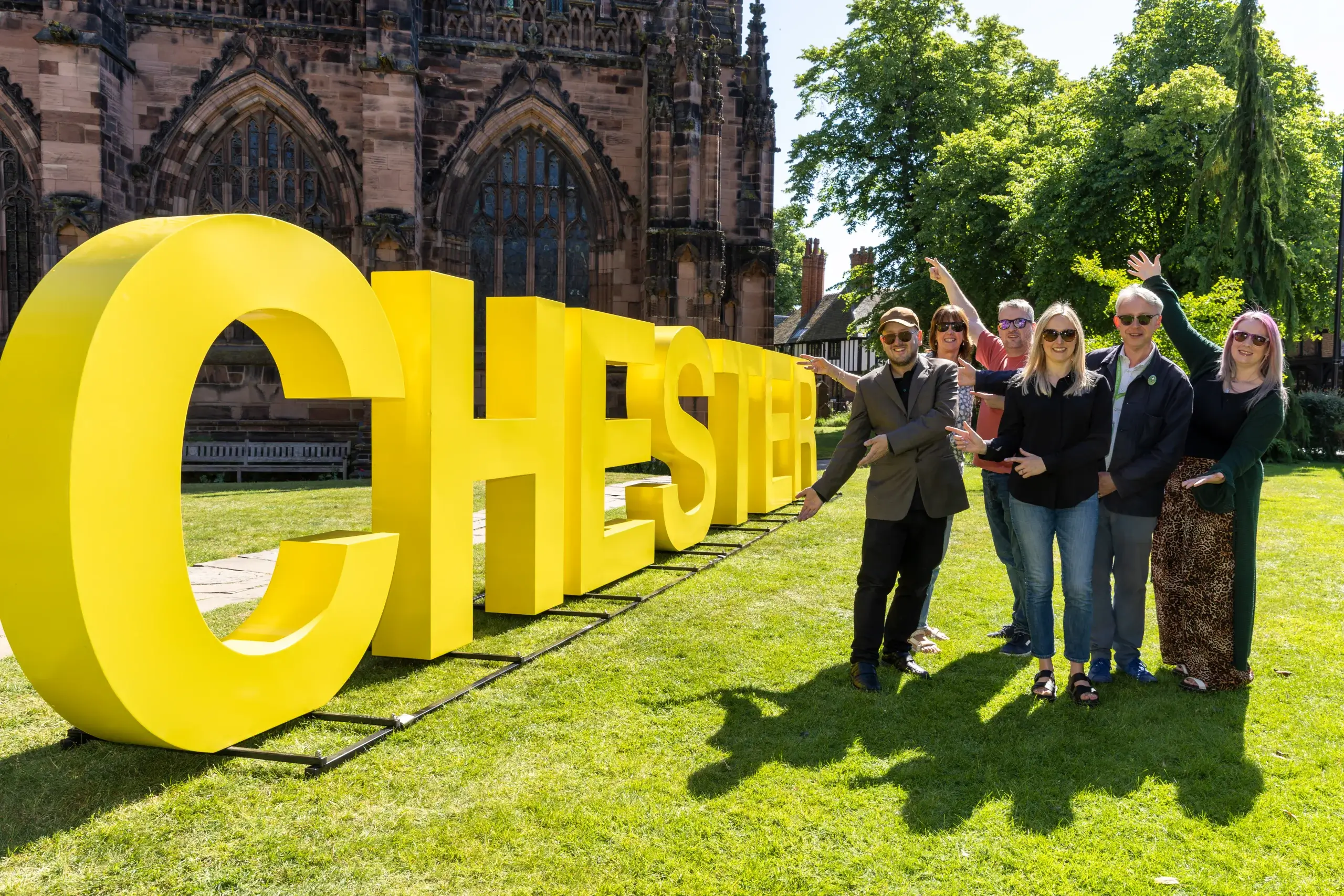 Iconic ‘CHESTER’ letters return! - Chester BID
