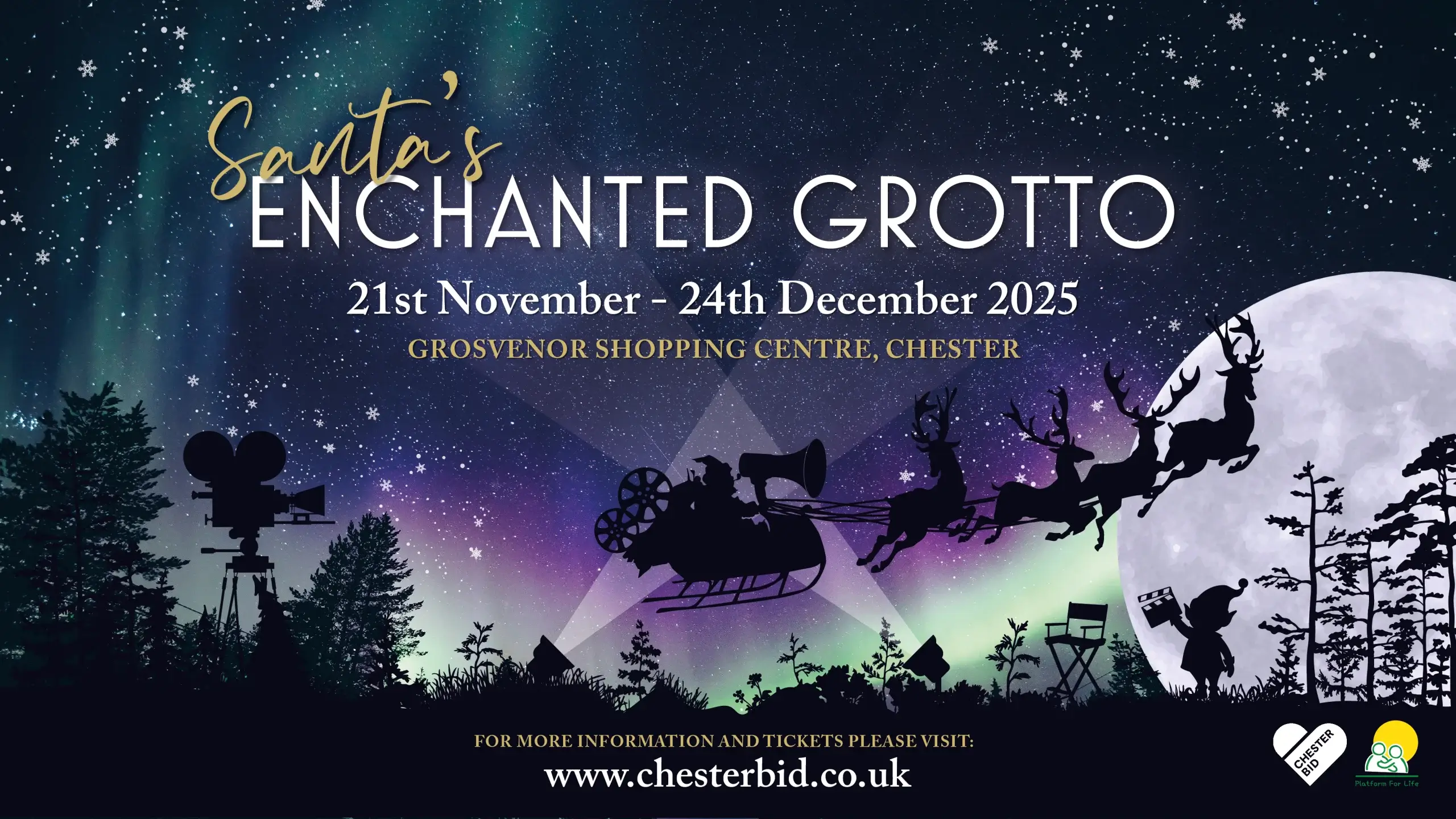 Santa's Enchanted Grotto in Chester City Centre