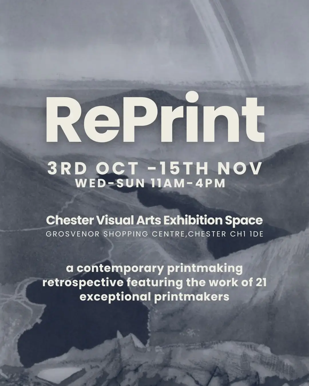 Chester Visual Arts RePrint Chester Visual Arts Printmaking Exhibition Grosvenor Shopping Centre Northwest England Contemporary Art