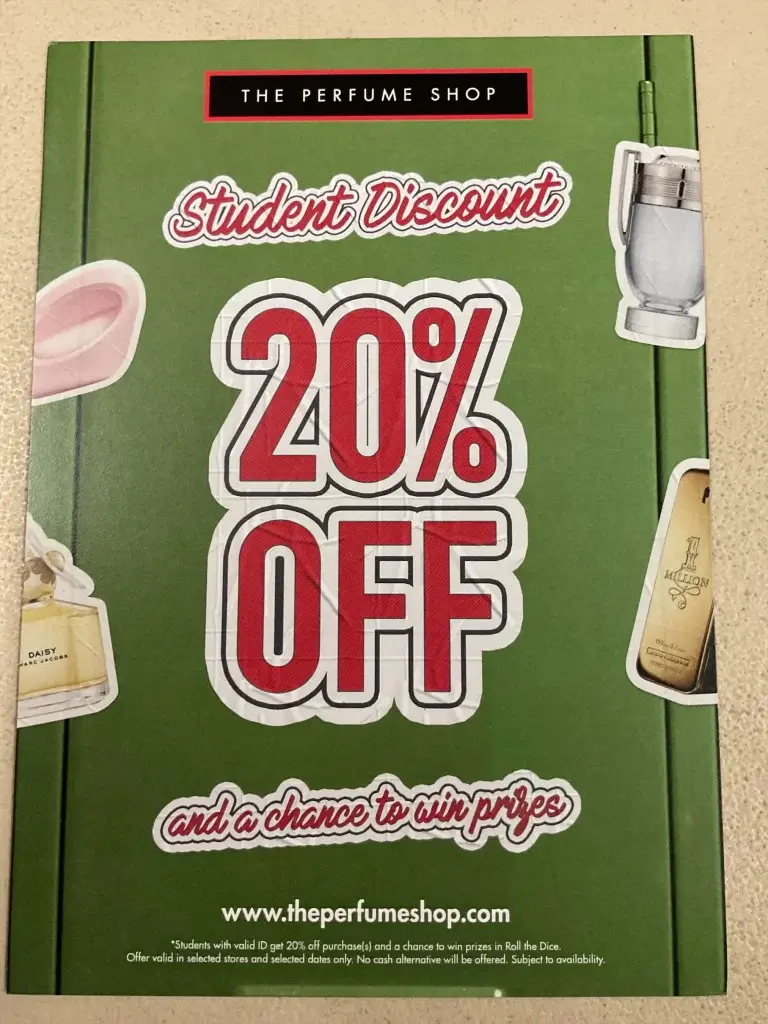 The Perfume Shop Student Discount