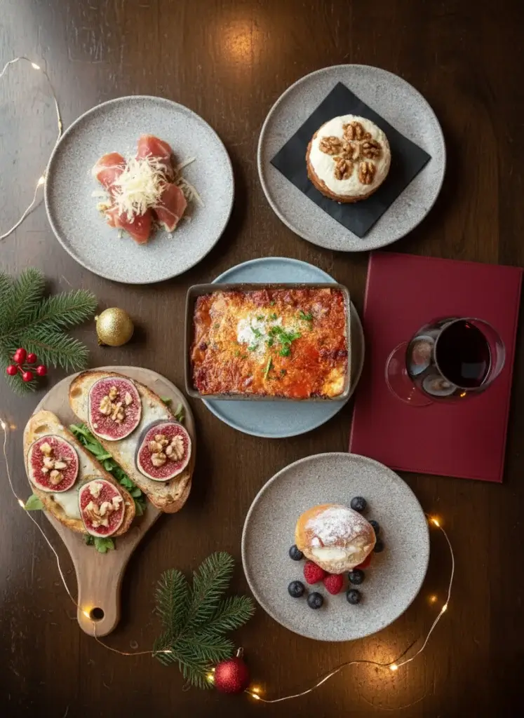 Veeno Christmas Menu 2025