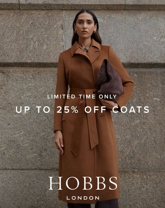 up to 25% off at Hobbs London
