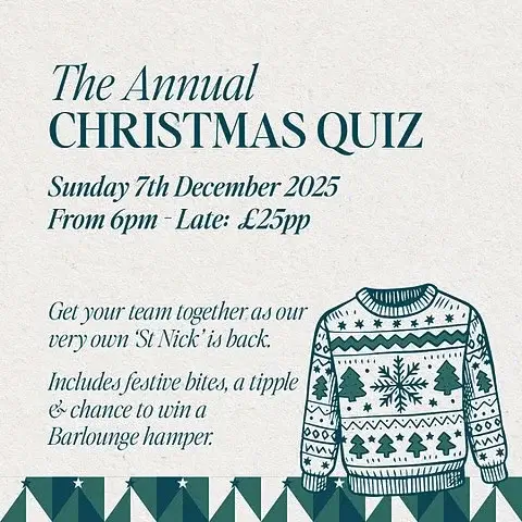 BarLounge The Annual Christmas Quiz