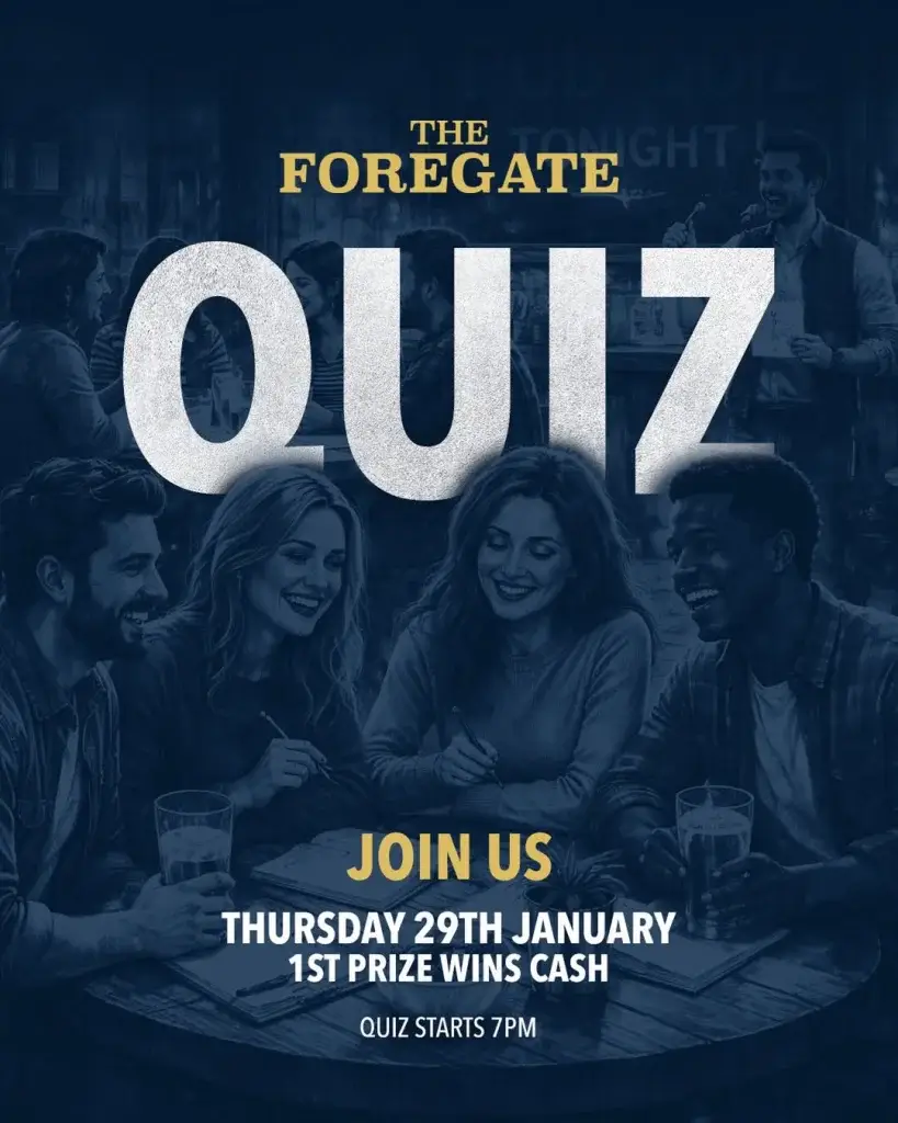 The Foregate Pub Quiz in Chester City Centre
