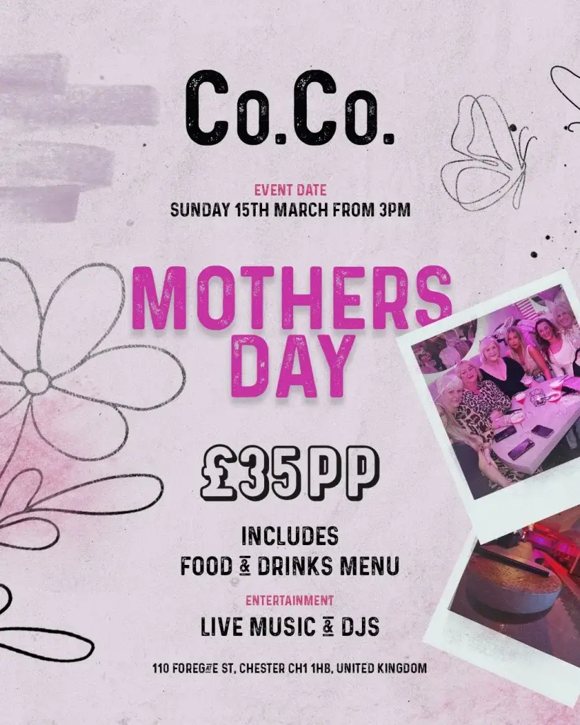 CoCo Events Mothers Day in Chester