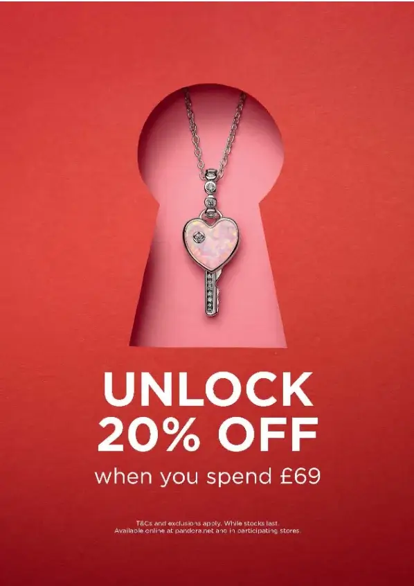 Pandora 20% Off Valentines Day
