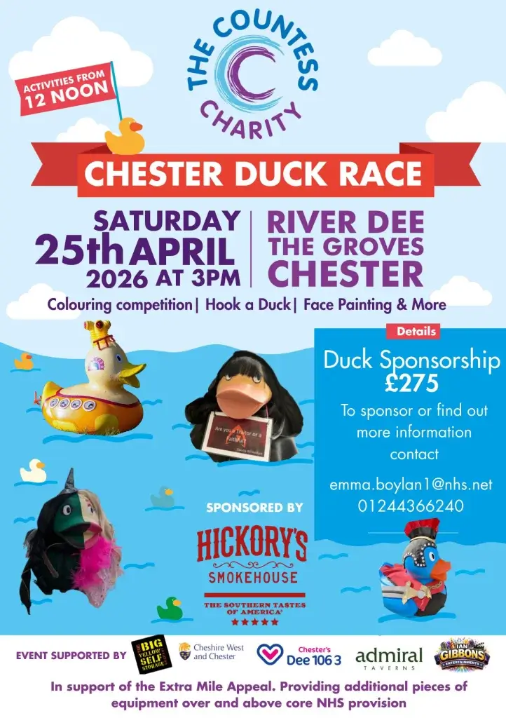 Chester Duck Race 2026